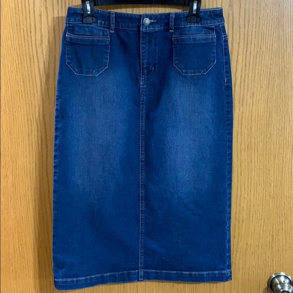 Christopher & Banks Jean Skirt